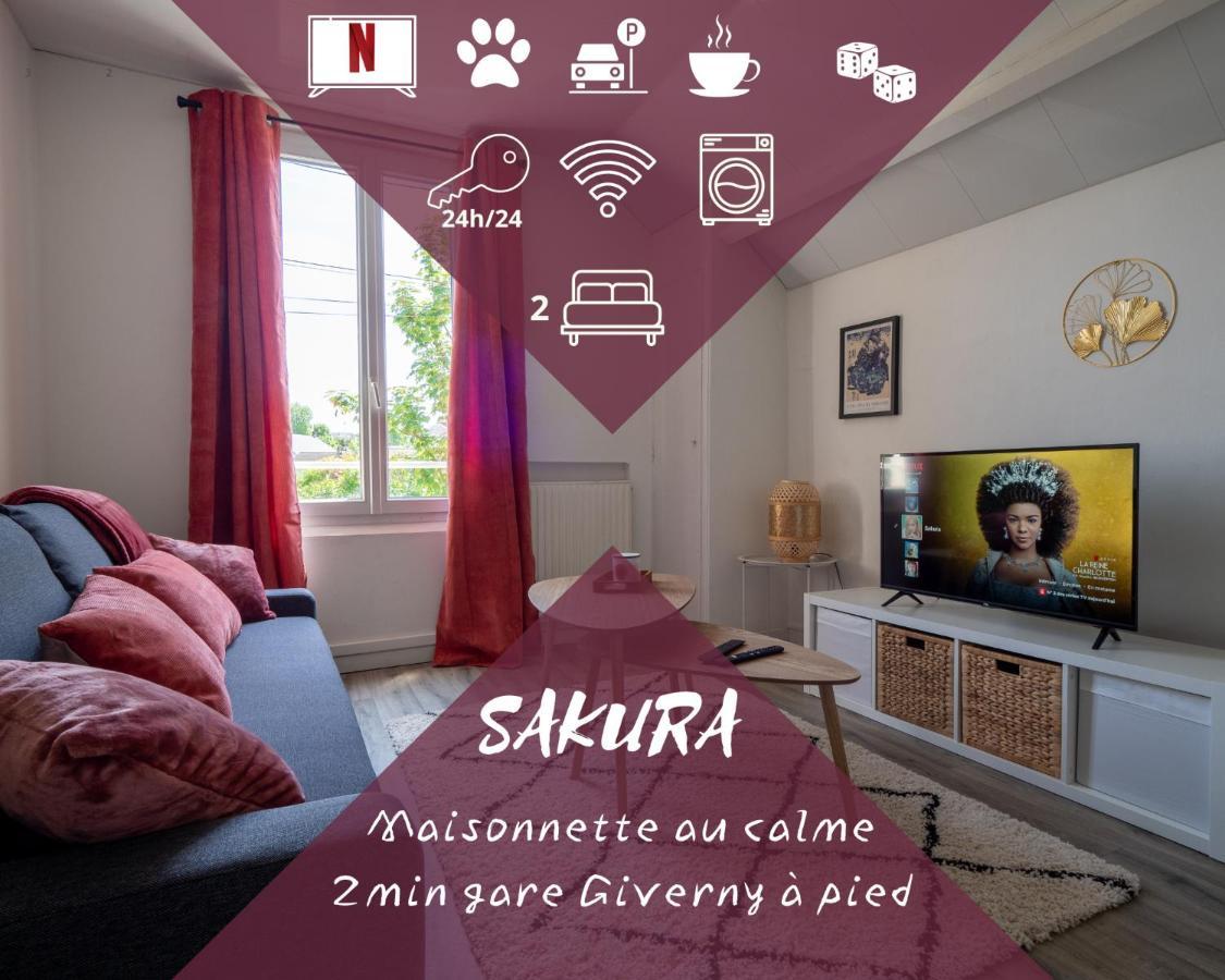 Sakura -Maisonnette Gare Giverny Villa Vernon  Ngoại thất bức ảnh